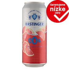 Rastinger Miešaný nealkoholický nápoj z nealkoholického piva a nápoja s grapefruitovou príchuťou 500