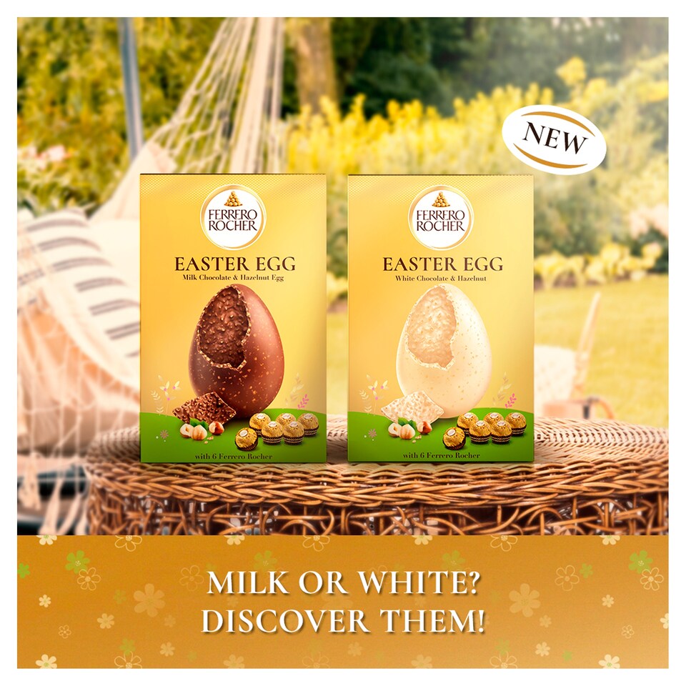 image 1 of Ferrero Rocher Golden E/Egg With White Chocolate 250G