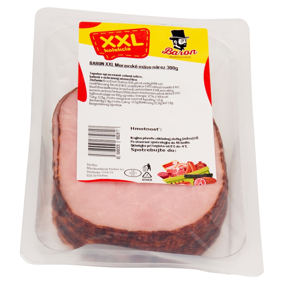image 1 of Baron XXL Moravian Meat Sliced 300 g