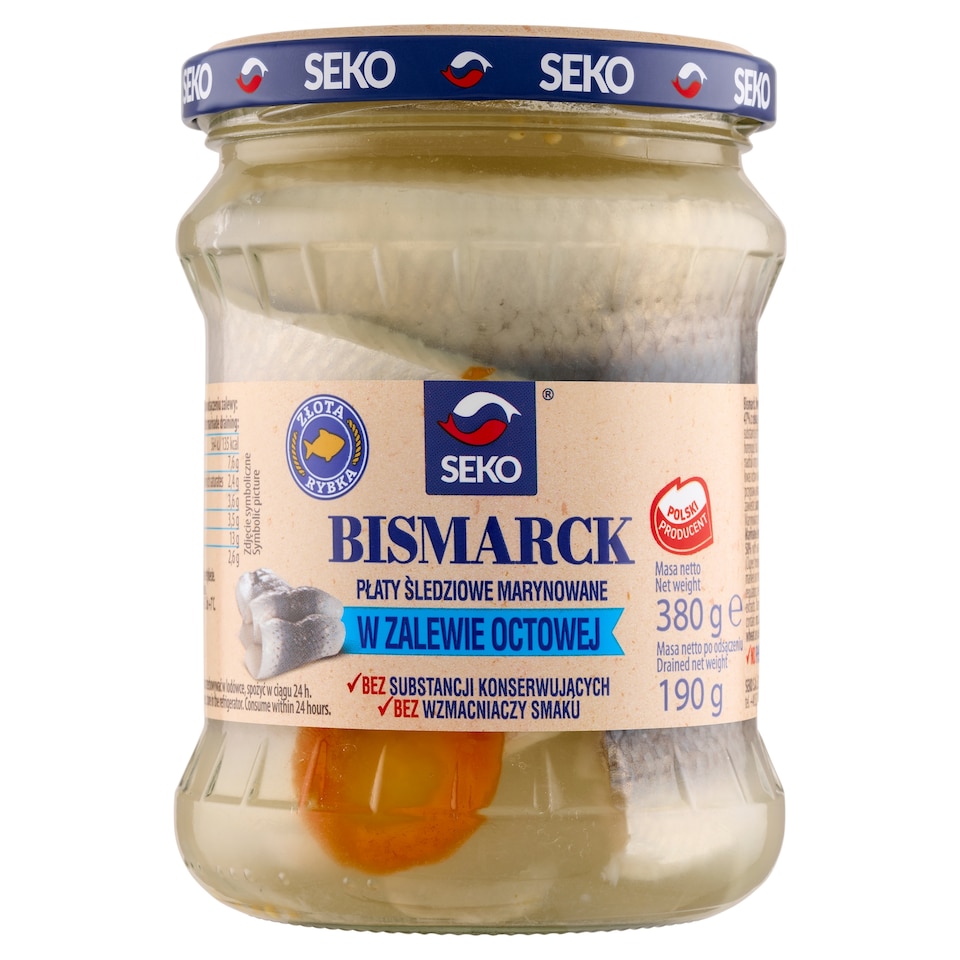 Seko Bismarck marinované sleďové filety 380 g