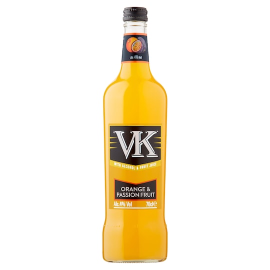 Vk Orange & Passion Fruit 70Cl Tesco Groceries