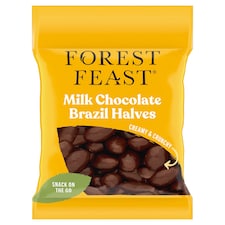 Forest Feast Milk Chocolate Brazil Halves 55G