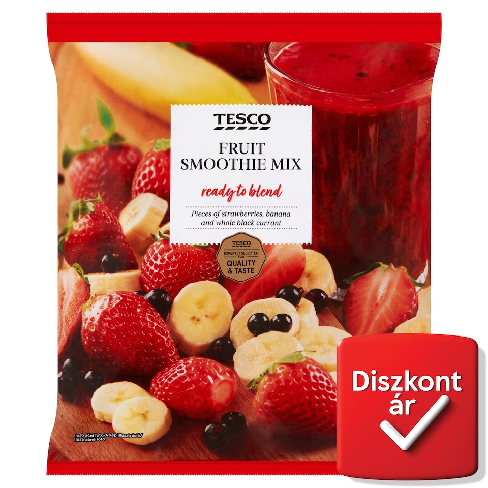 Tesco gyorsfagyasztott gyümölcskeverék turmixok készítéséhez 450 g