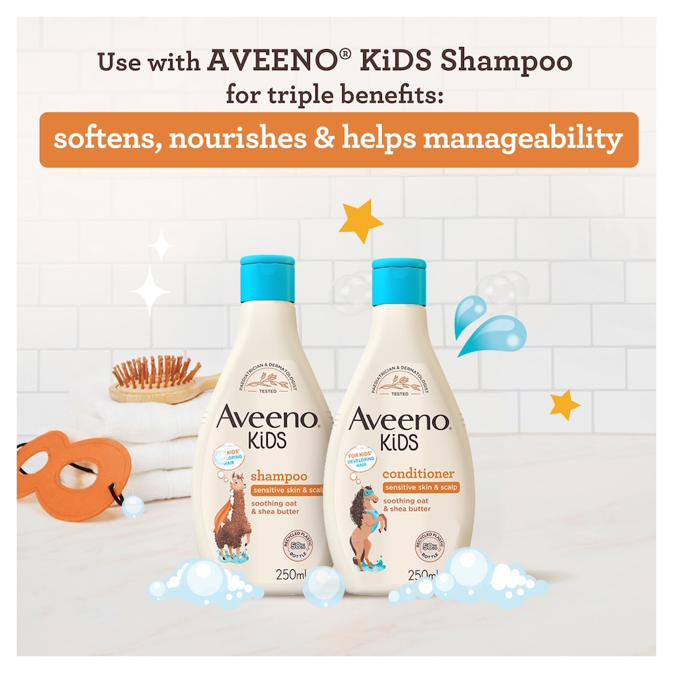 image 1 of Aveeno Kids Conditioner with Soothing Oat & Shea Butter 250ml