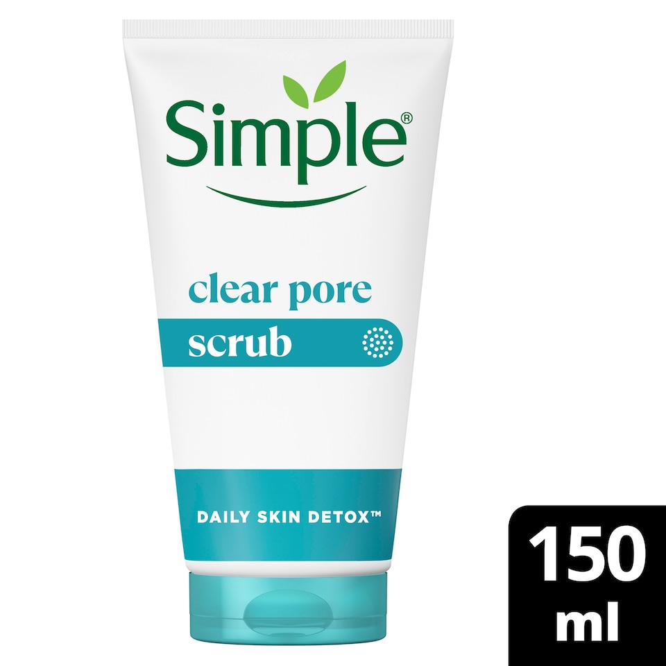 image 1 of Simple Daily Pore Polish Face Scrub 150Ml