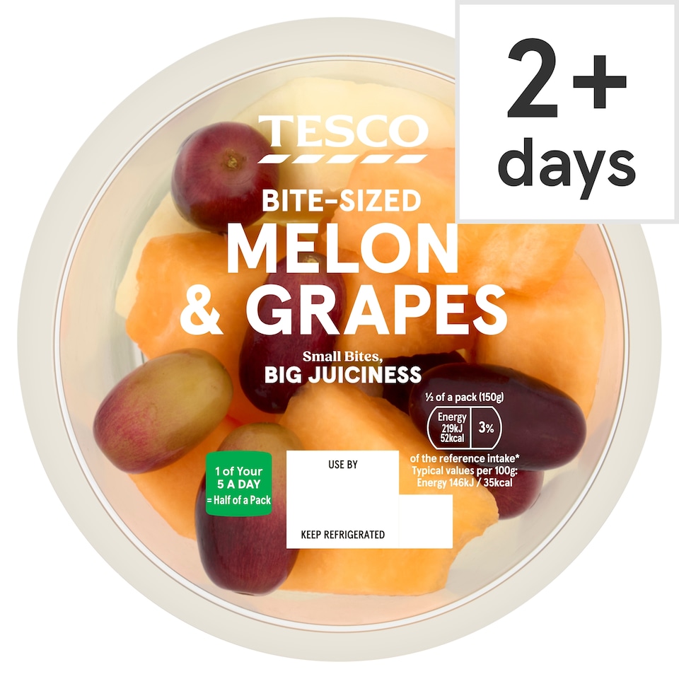 Tesco Melon & Grapes 300G
