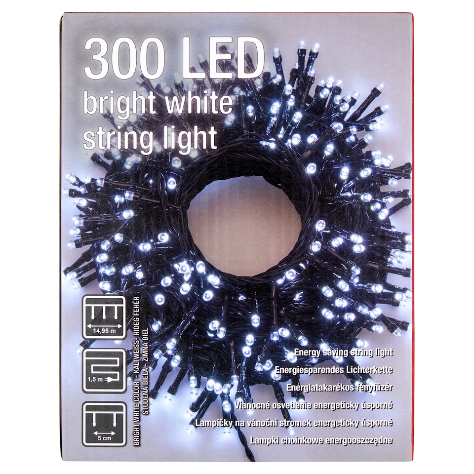 image 1 of Snow Meister SM2001 300 LED Bright White Energy Saving String Light