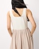 image 3 of F&F Colour Block Midi Dress in Neutral