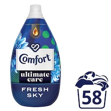 Comfort Ultimate Care Fresh Sky Fabric Conditioner 58 Wash 870ml