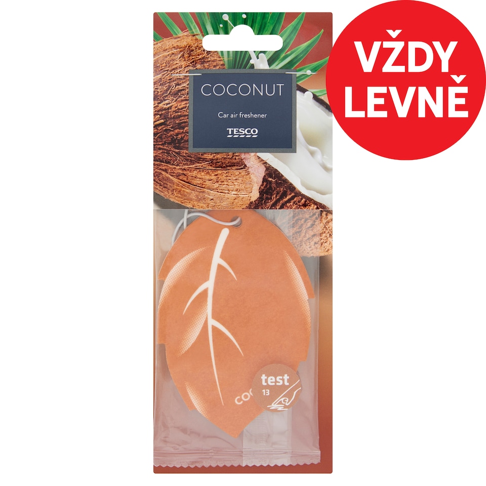 Tesco Osvěžovač vzduchu do auta kokos 4g