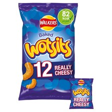 Walkers Wotsits Cheese Snacks 12 x 16.5g