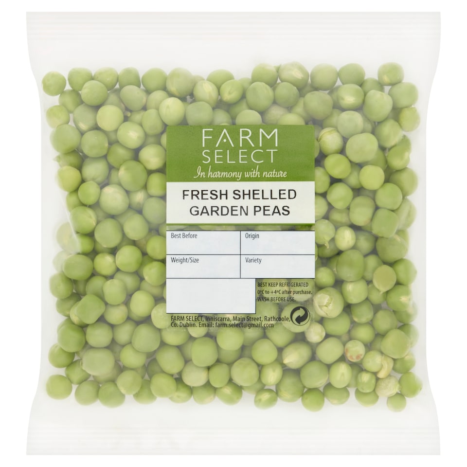 Farm Select Fresh Shelled Garden Peas 130g