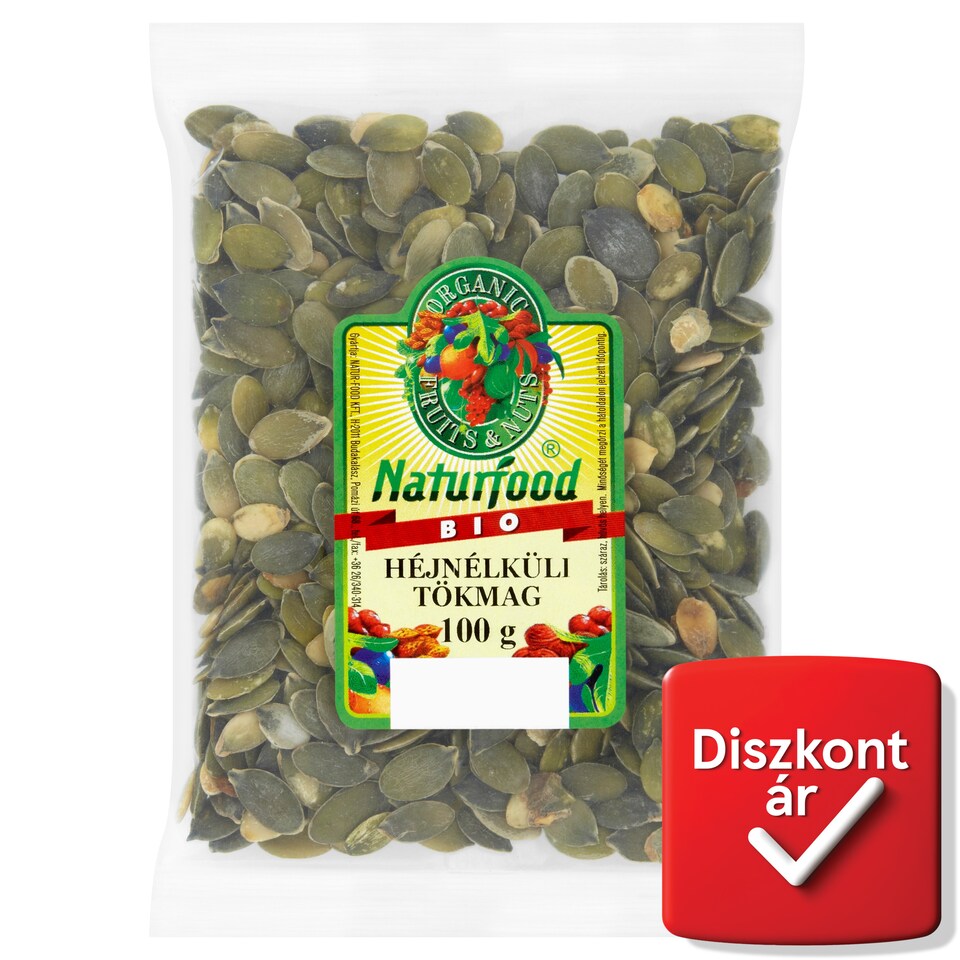 Naturfood Organic Pumpkin Seeds without Shell 100 g