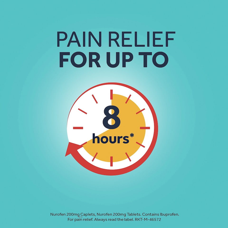 image 1 of Nurofen Targeted Pain Relief Ibuprofen 200mg Tablets 12 Pack