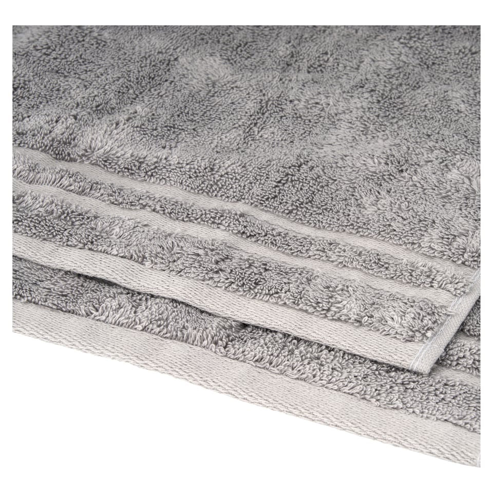 image 1 of F&F Home Egyptian Cotton Hygro Hand Towel Silver