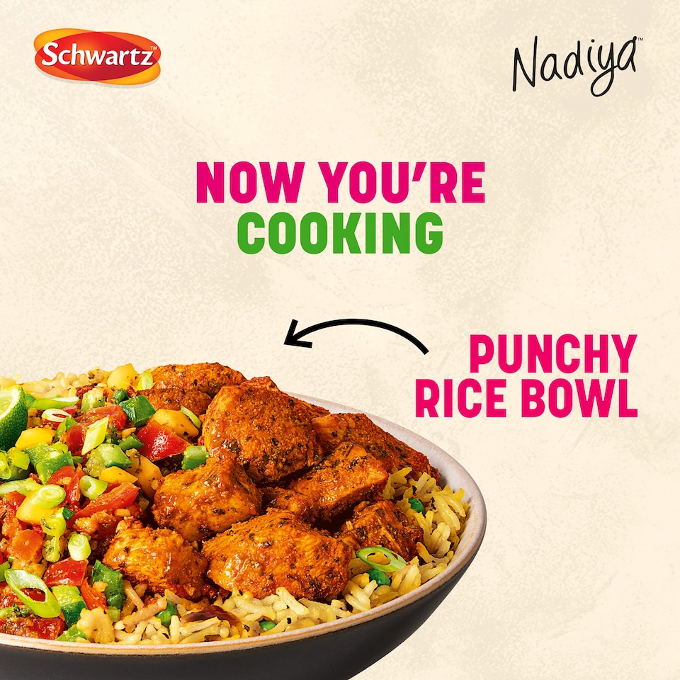 image 1 of Schwartz Nadiya Punchy Rice Bowl Recipe Kit 65g
