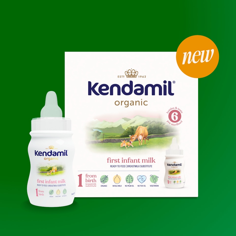 image 1 of Kendamil Organic Ready to Feed First Infant Milk 6x70ml