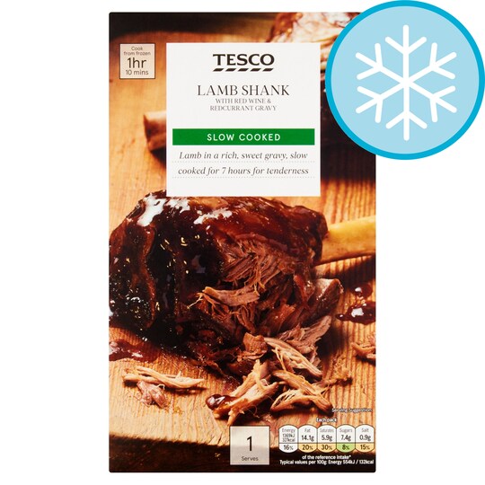 Tesco Lamb Shanks With Red Wine Gravy 450G Tesco Groceries