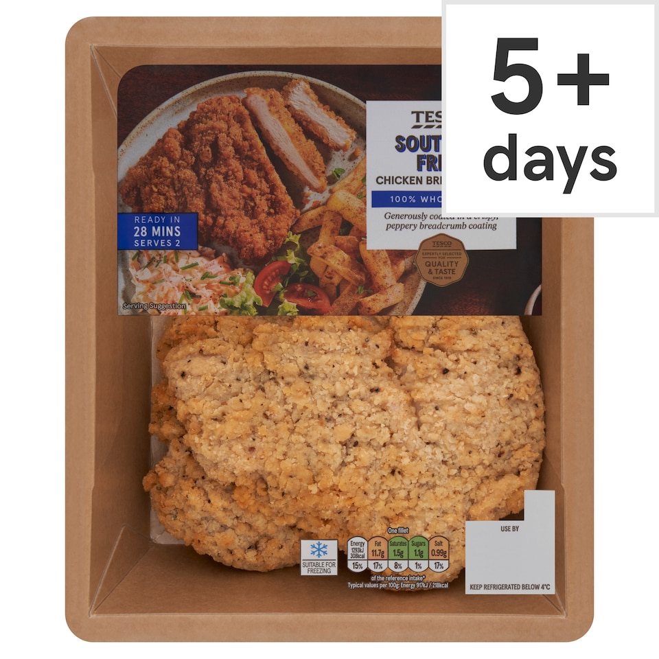 Tesco Southern Fried Chicken Breast Fillets 350g