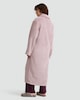 image 3 of F&F Zip Up Fleece Dressing Gown in Pink