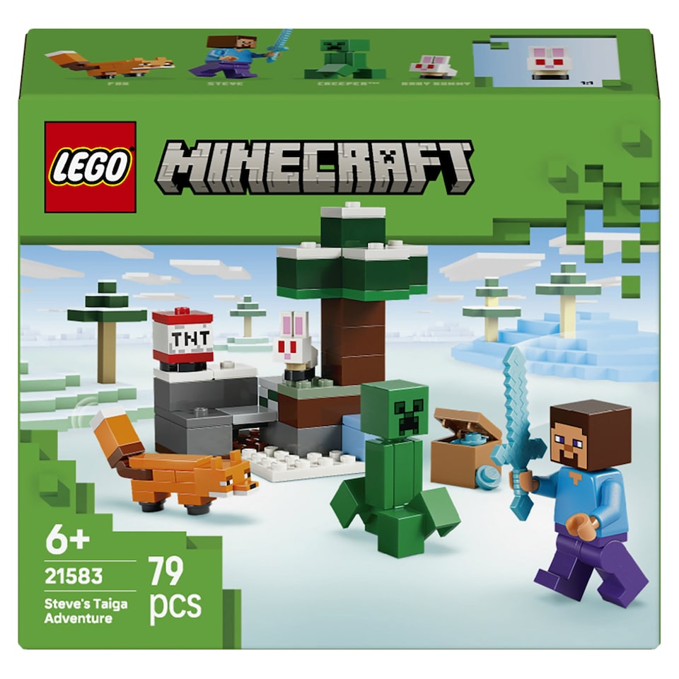 LEGO Minecraft 21583 Steve tajgai kalandjai  1. kép