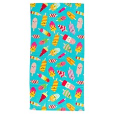 Tesco Ice Lollies Printed Beach Towel