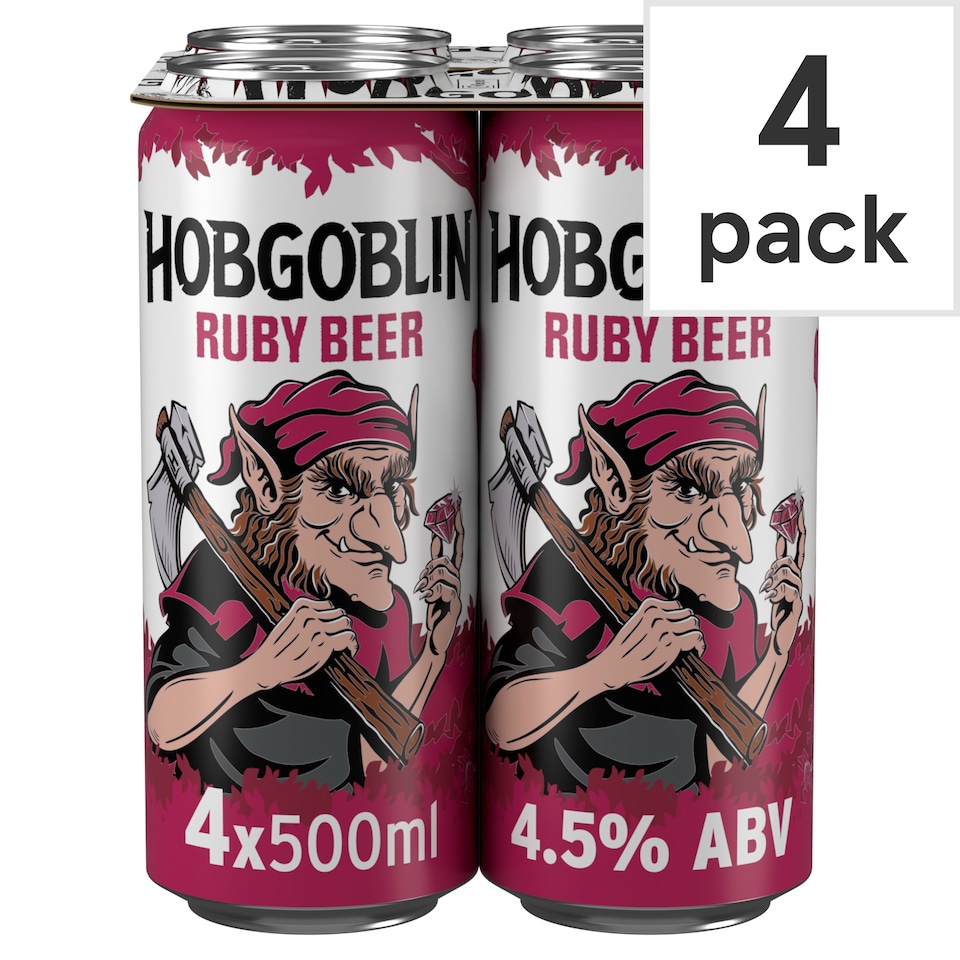 image 1 of Hobgoblin Ruby Ale Beer Can 4x500ml