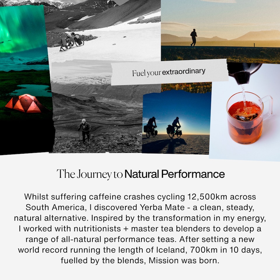 image 1 of MISSION Perform Yerba Mate with Green Tea, Spearmint 15 Tea Bags 30g