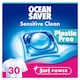 image 1 of OceanSaver Plastic Free 30 Sensitive Non Bio Washing Capsules Sea Salt & Coastal Wildflowers 420ml