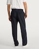 image 3 of The F&F Edit Cotton Rich Wide Leg Drawstring Joggers in Navy
