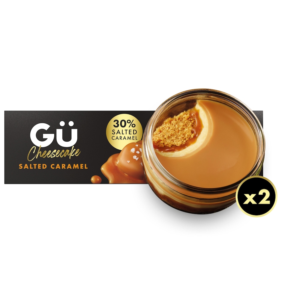image 1 of Gu Cheesecake - Salted Caramel 2 x 92g