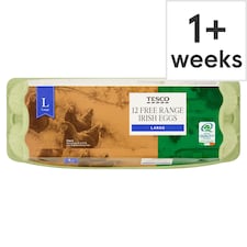 Tesco Free Range Eggs Large Box Of 12