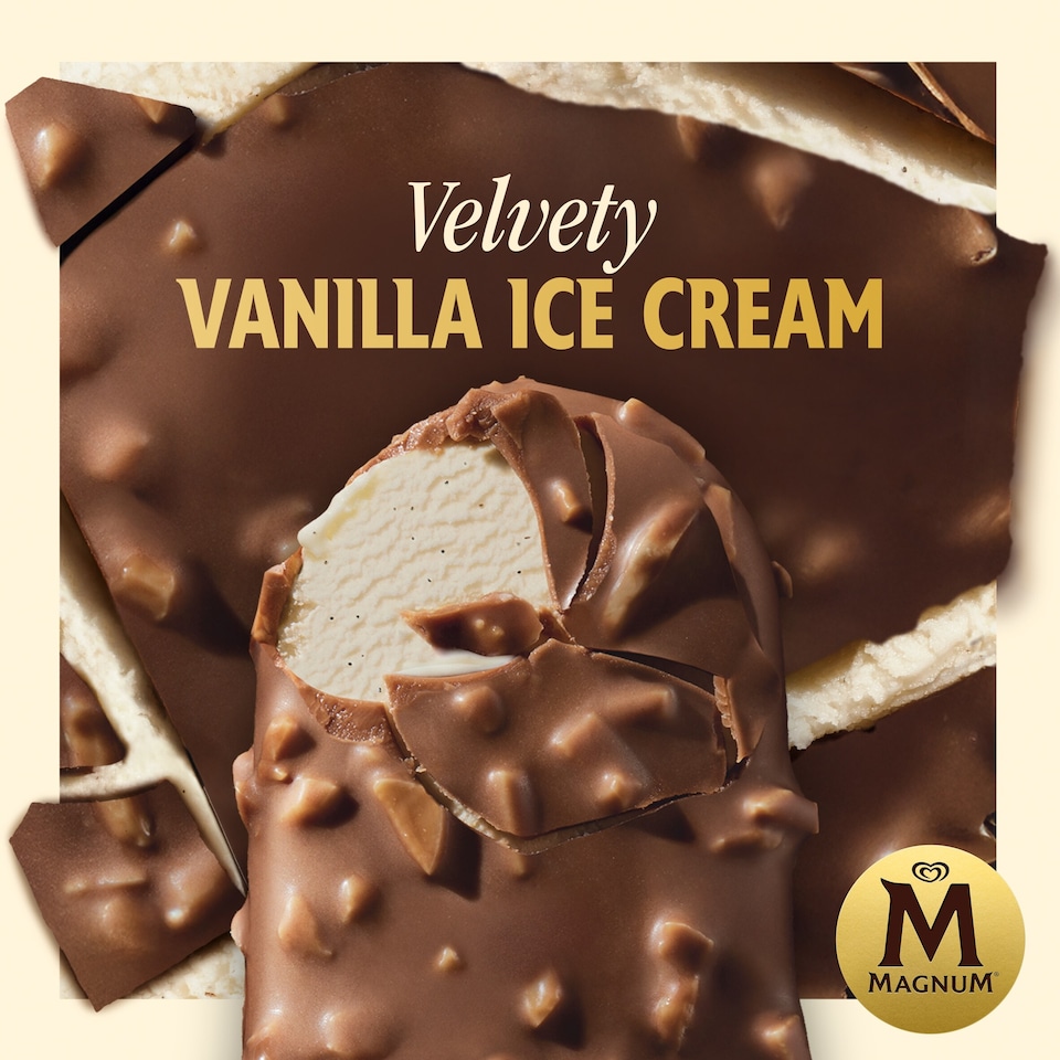 image 1 of Magnum Almond Ice Cream Sticks 6x100ml