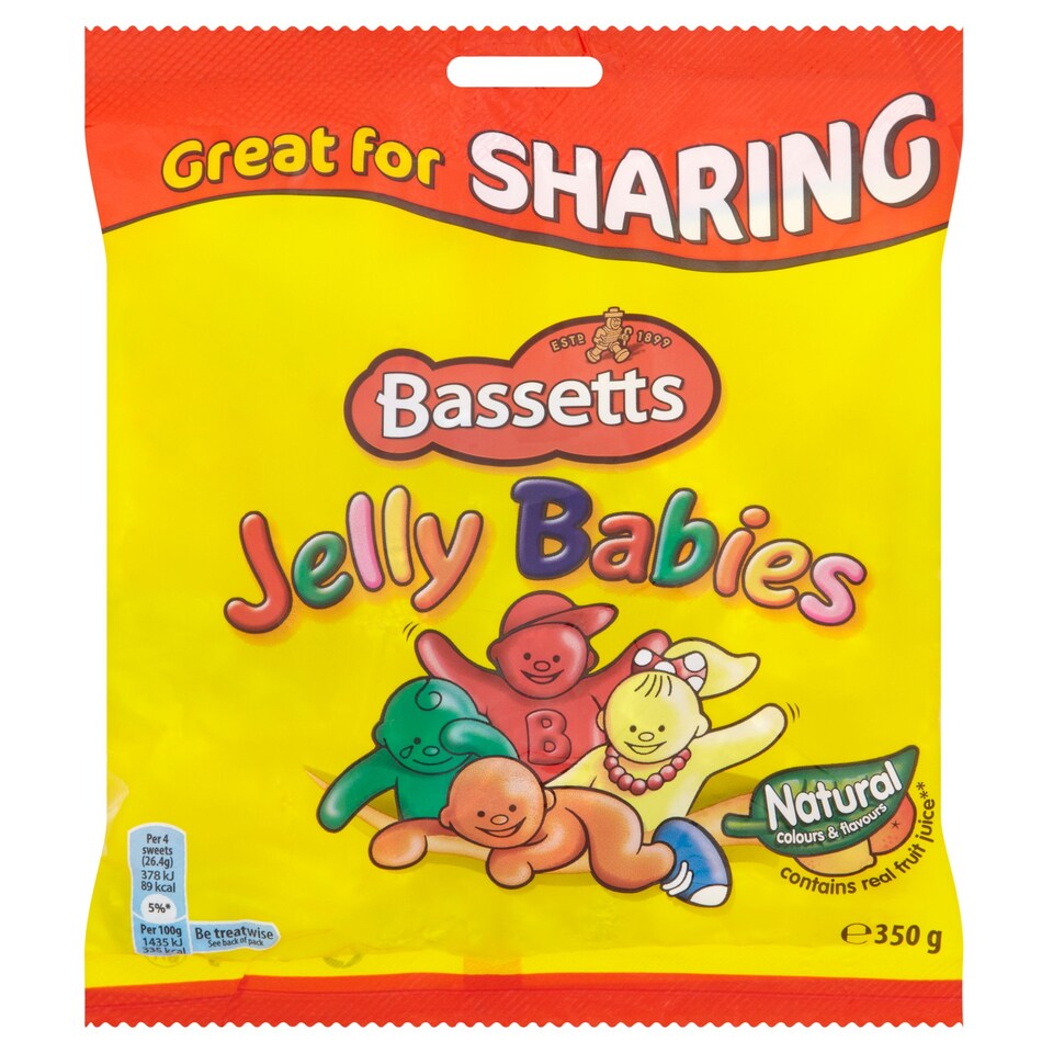 Bassetts Jelly Babies 350g Tesco Groceries