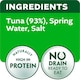 image 5 of John West No Drain Fridge Pot Tuna Steak with a Little Spring Water 3x110g
