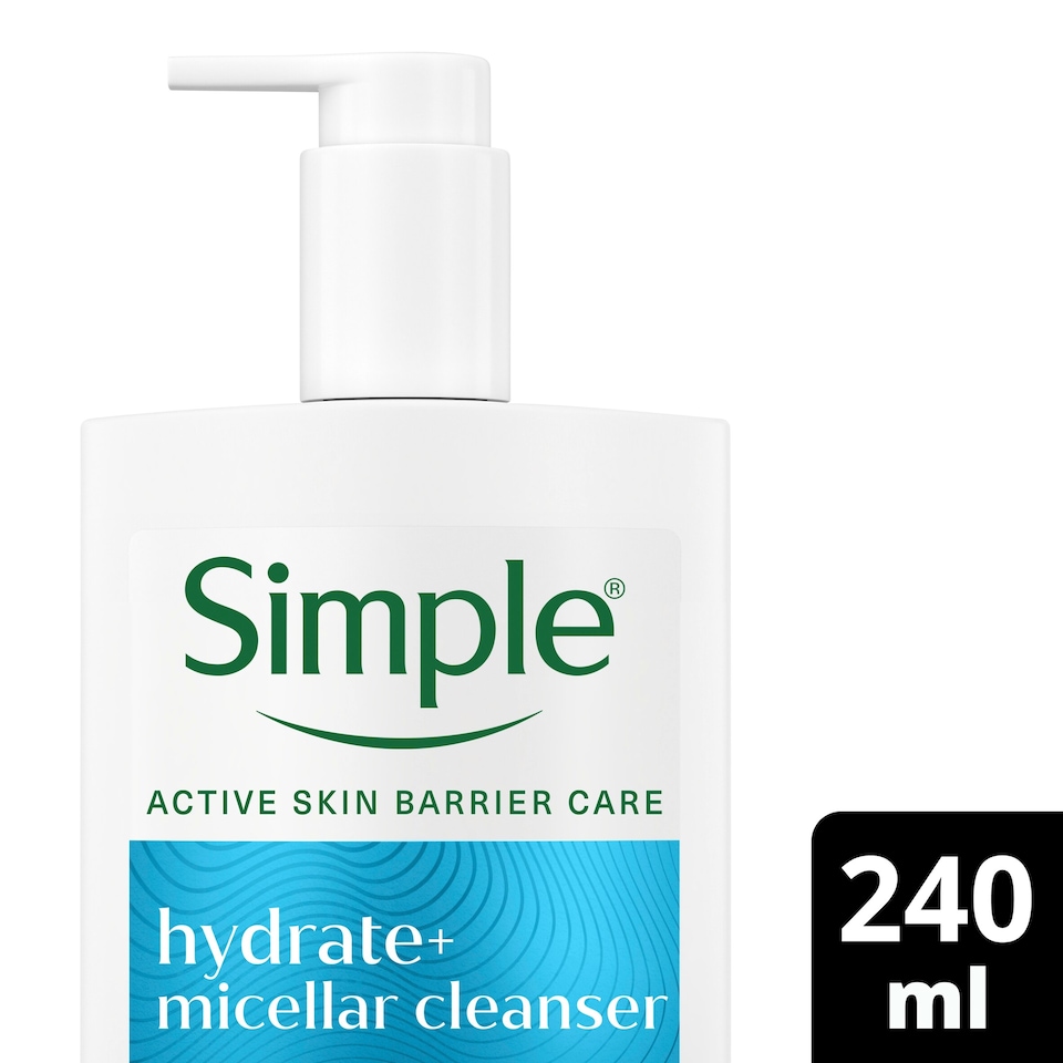 image 1 of Simple Hydrate+ Micellar Gel Cleanser 240ml