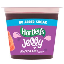 Hartleys Ready To Eat Blackcurrant No Added Sugar Jelly 115G