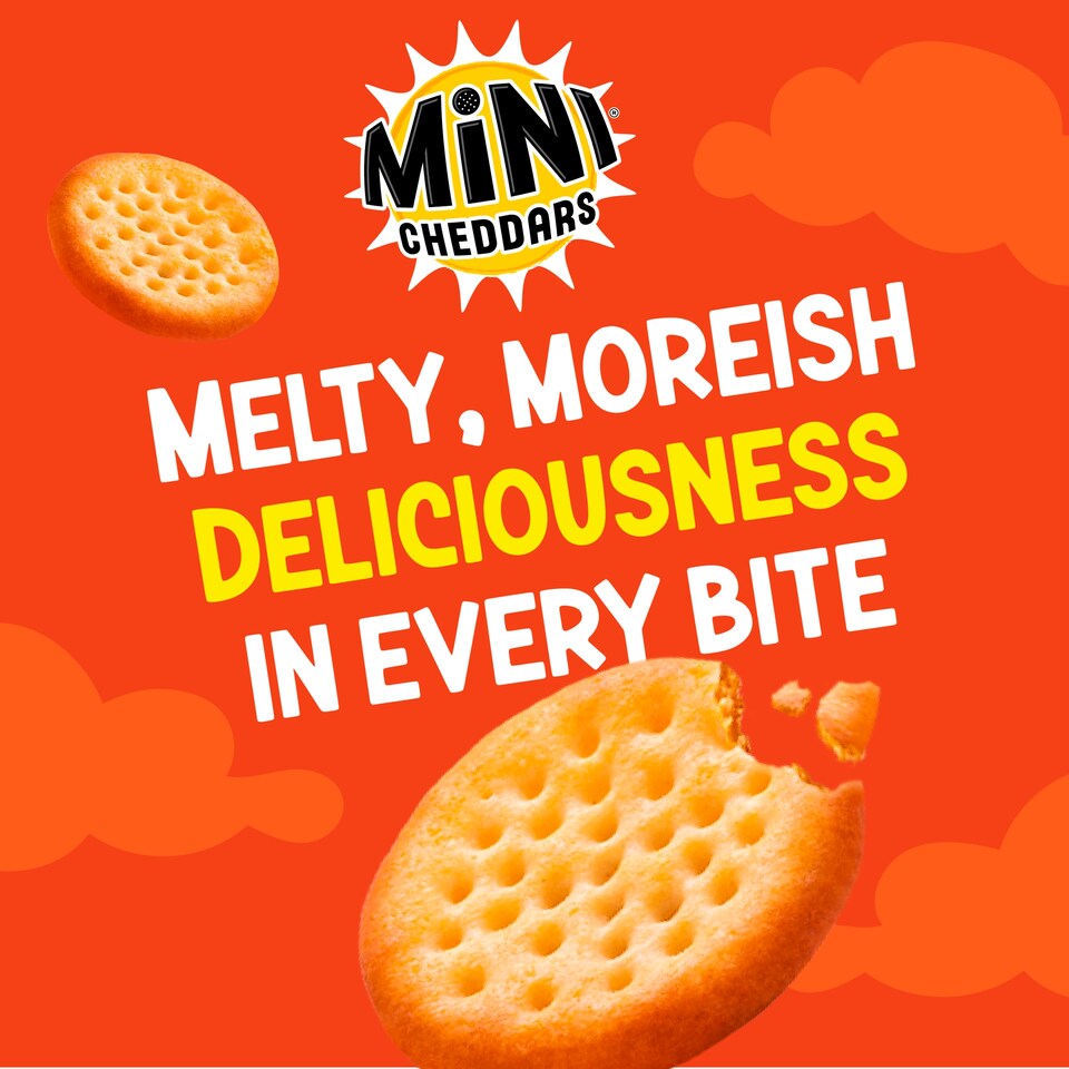image 1 of Jacob's Mini Cheddars Multipack Snacks - Red Leicester 6x23g