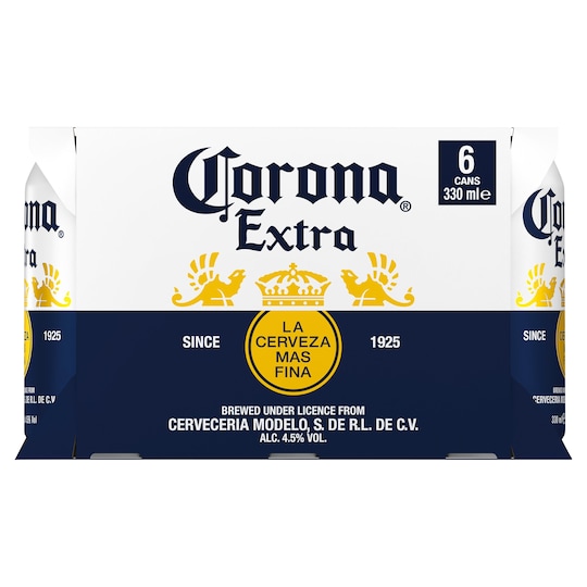 Corona Extra 6X330ml Can Tesco Groceries