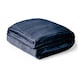 image 1 of Silentnight Navy Blue Ribbed Throw