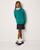 image 2 of F&F School Unisex 2-Pack Cotton Rich Sweatshirts in Jade