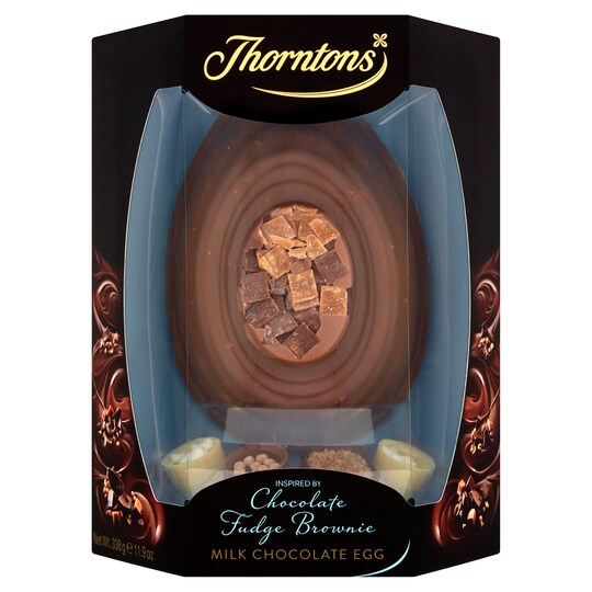 THORNTONS CHOC FUDGE CAKE EGG 313G Tesco Groceries