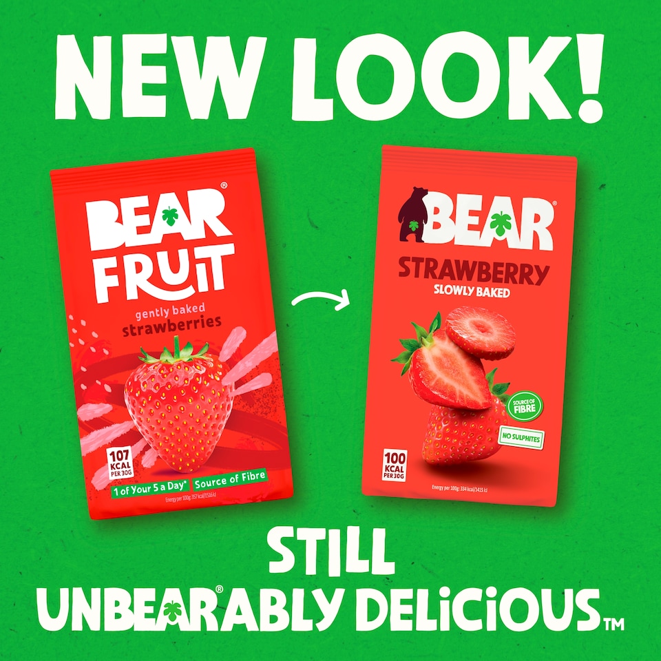 image 1 of BEAR Fruit Dried Strawberries 90g