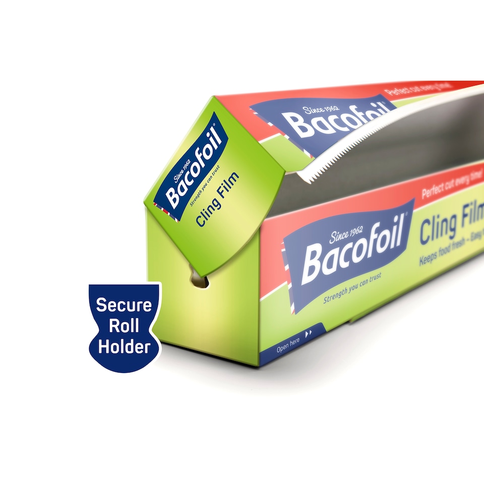image 1 of Bacofoil Non-PVC Cling Film 325mm x 30M 