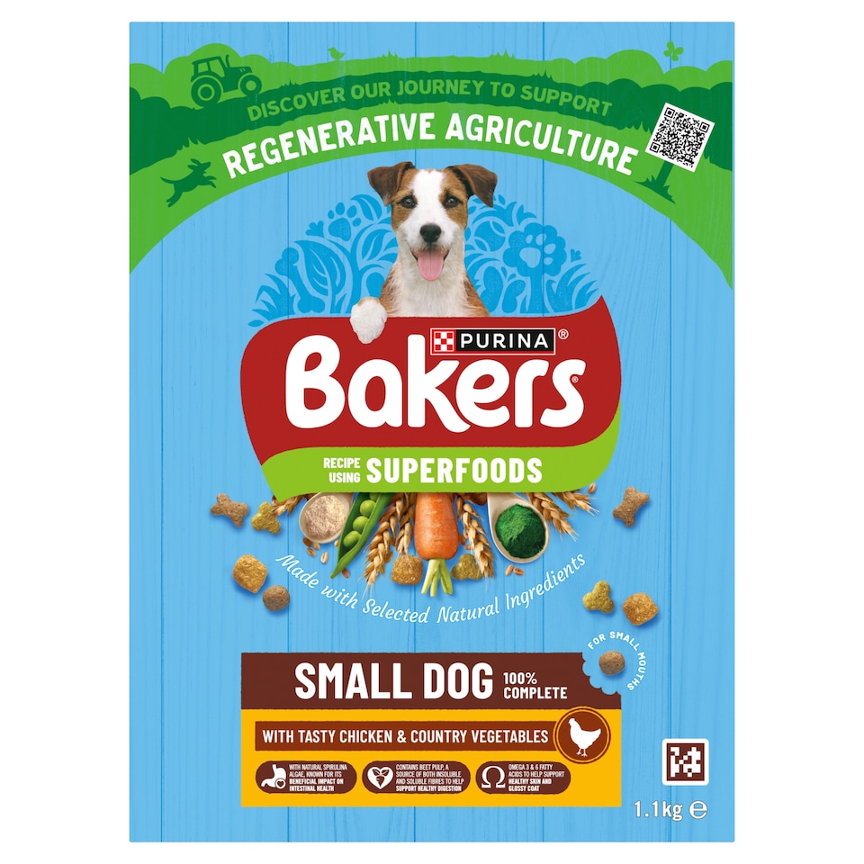 image 1 of Bakers Small Dog Food Chicken & Vegetables 1.1Kg
