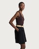 image 2 of F&F Pleated Belted Shorts in Black