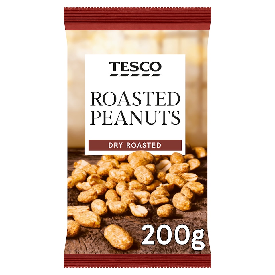Tesco Dry Roasted Peanuts 200G