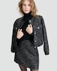 image 1 of F&F Boucle Sequin Embellished Co-ord Mini Skirt in Black