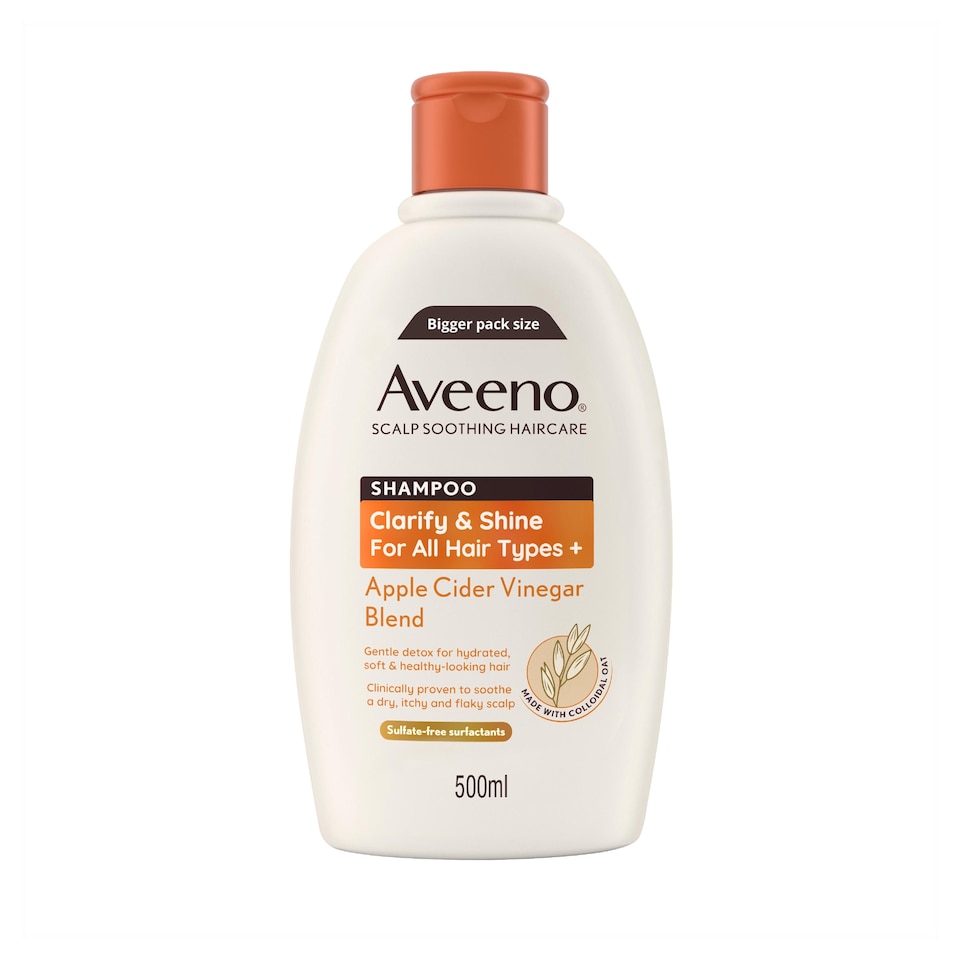 image 1 of Aveeno Apple Cider Vinegar Blend Shampoo 500ml