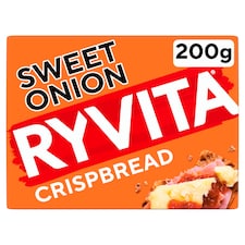Ryvita Sweet Onion Crisp Bread 200G